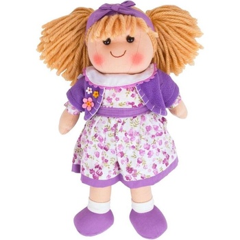 Bigjigs Toys Мека кукла Bigjigs - Лаура, 34 cm (BJD014)