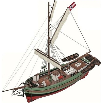 Modell-Tec Výskumná plachetnica Gjoa kit 1:50