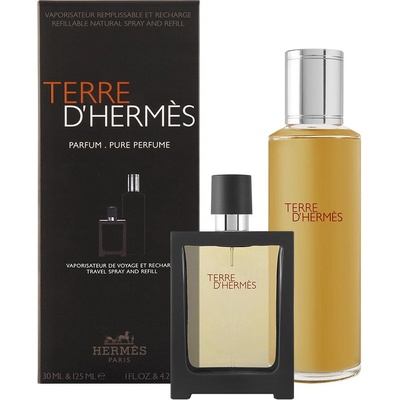 Hermès Terre d`Hermes подаръчен комплект за мъже EDP 30 ml + EDP 125 ml пълнител