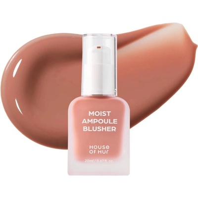House of Hur Moist Ampoule Blusher Nude Beige Hydratačná tekutá lícenka 20 ml