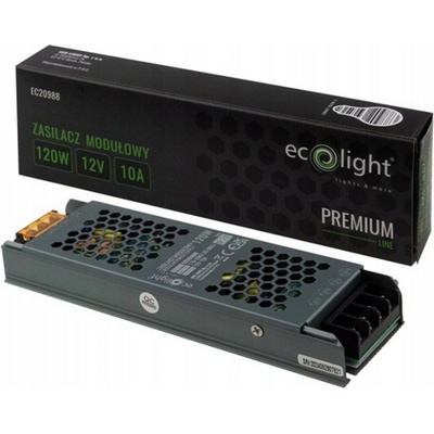 ECOLIGHT Zdroj LED slim IP20 - 12V - 10A - 120W - Premium Line EC20988