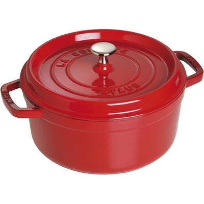 Staub Cocotte hrniec okrúhly 22 cm 2,6 l čerešňa
