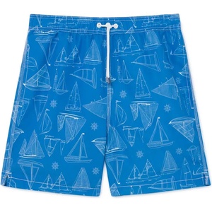 Hackett Бански гащета Hackett Double Faced swimming shorts - Blue (Regatta / Spearmint)