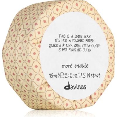 Davines More Inside Shine Wax восък за коса за блясък и мекота на косата 75ml