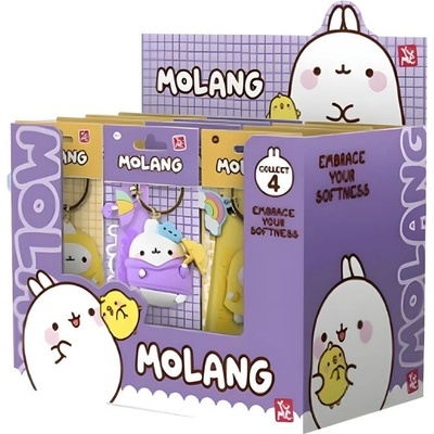 YuMe Ключодържател YuMe Animation: Molang, Weather Series, асортимент (TOY-0249)