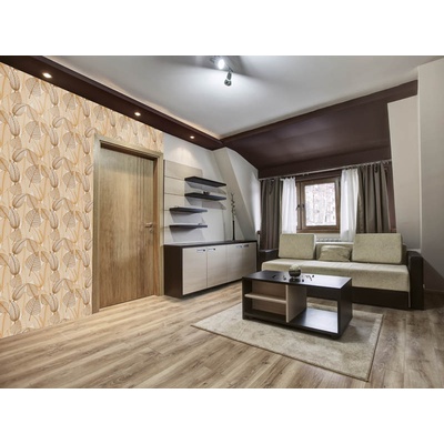 DIMEX ART Луксозна флизелинова тапета кафяви листа