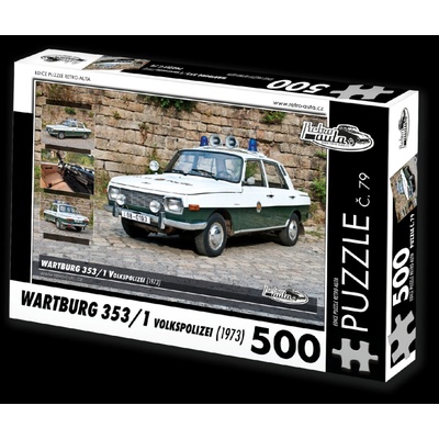 Retro-auta č. 79 Wartburg 353,1 Volkspolizei 1973 500 dielov