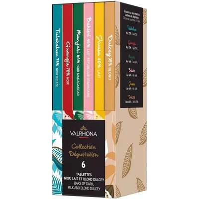 Valrhona kolekcia 6 tabuliek 420 g