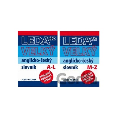 Velký anglicko-český slovník A-L, M-Z - Josef Fronek