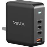 Minix Зарядно устройство Minix NEO-P165 GaN 165W, 3x USB-C, 1x USB-A (NEO-P165)