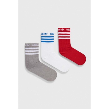 adidas Originals Чорапи adidas Originals (3 броя) 3-pack в сиво IU2680 (IU2680)