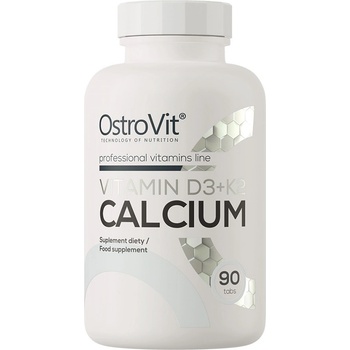 OstroVit Vitamin D3 + K2 + Calcium, 90 Tablets