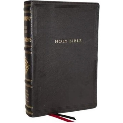 RSV Personal Size Bible with Cross References, Black Leathersoft, Thumb Indexed, (Sovereign Collection) | Nelson, Thomas
