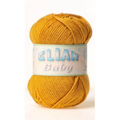 VSV Pletací příze Elian Baby 1636 - žlutá
