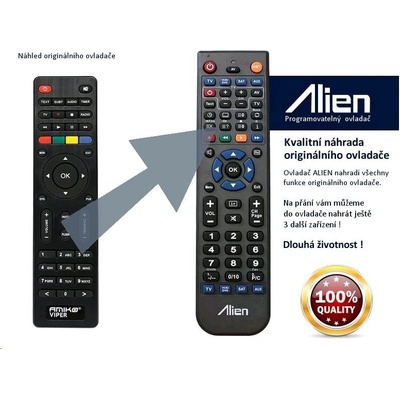 Diaľkový ovládač Alien Amiko VIPER SLIM