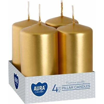 MagicHome AURA zlatá metalíza 40 x 80 mm 4 ks