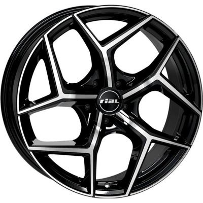 RIAL Salento 8x19 5x114,3 ET50 black polished