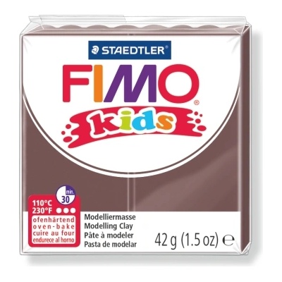 FIMO Полимерна глина Staedtler Fimo Kids, 42g, кафяв 7 (23848-А-КАФЯВ)