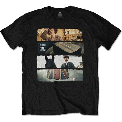 Peaky Blinders tričko Slices čierne