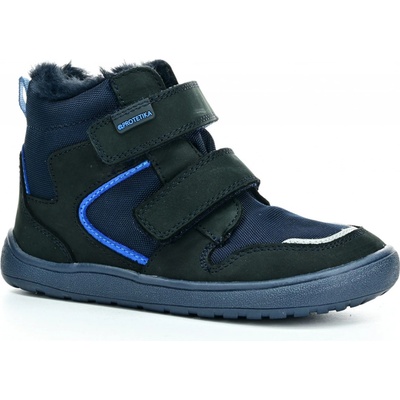 Protetika Chlapčenské zimné barefoot topánky GERO NAVY PRO-tex modré