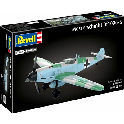 Revell EasyClick Lietadlo 03653 Messerschmitt Bf109G-6 1:32