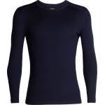 Icebreaker Мъжко мериносово термобельо Icebreaker 260 Tech L/S Crewe Merino base layer - Midnight Navy - размер XXL (015-0865-0215)