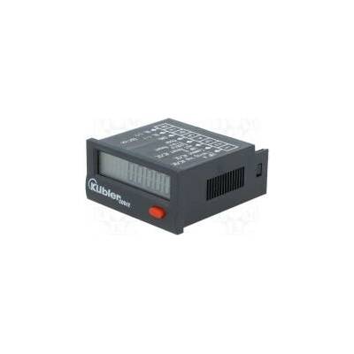 KUBLER Počitadlo elektronický provozní hodiny LCD -10÷60°C IP65