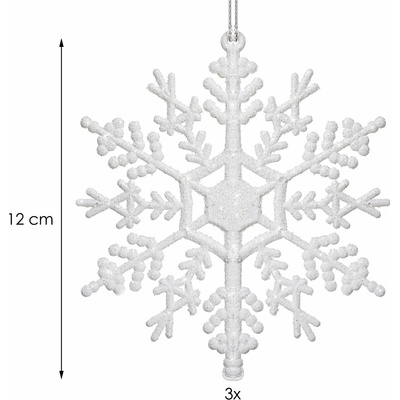 Springos CA0050 VIANOČNÉ OZDOBY 12 CM 3 KS.
