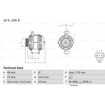 Alternátor BOSCH 0 986 042 790