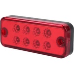  Червен LED Габарит / Светлина / Токос, с 8 диода - 24V - 99mm x 40mm