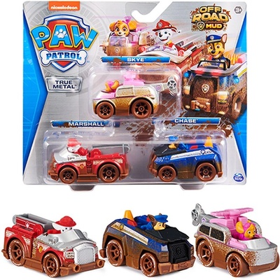 Spin Master Paw Patrol True Metal 3-Pack Toy Vehicle