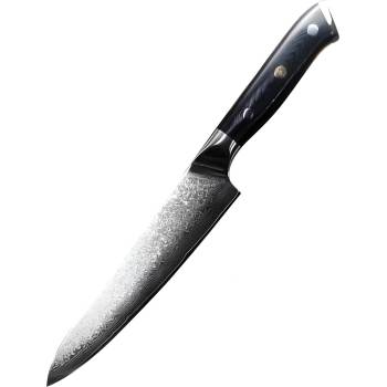 HARAHU Дамаски кухненски нож-Big Chef/Черен KP32715 (32715)