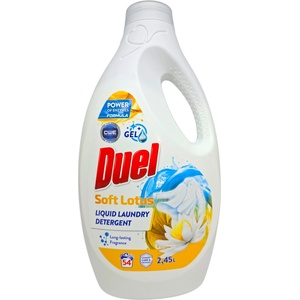  Duel, Течен перилен препарат Soft Lotus гел, 2.45л, 54 пранета