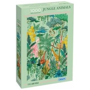 Gibsons Puzzle 1000 pieces. Animals in the jungle