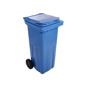 J.A.D. popolnica 120l plastová modrá nádoba na odpad