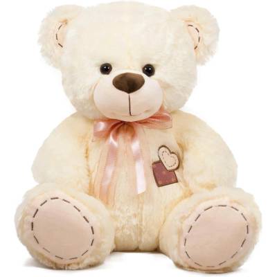 Amek Toys ПЛЮШЕНО МЕЧЕ С ИЗБРОДИРАНО СЪРЦЕ 2 ЦВЯТА 40 СМ