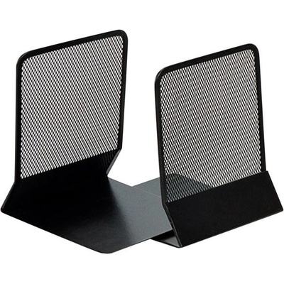 Drôtená zarážka na knihy a zakladače 130x155x165mm čierna 2ks