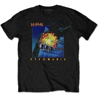 Def Leppard tričko pyromania Black
