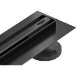 Mexen Flat 360° Slim линеен въртящ се трап 50 см, черен - 1741050 (1741050)