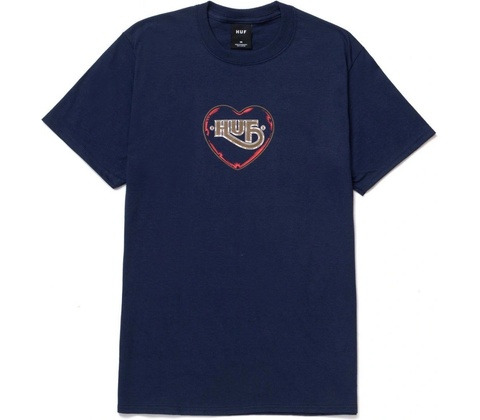 HUF LTD Tee navy