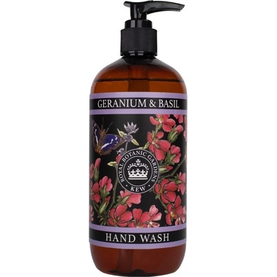 English Soap Company Geranium & Bazalka tekuté mýdlo na ruce 500 ml