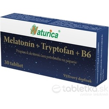 Naturica Melatonín + Tryptofan + Vitamín B6 30 tabliet