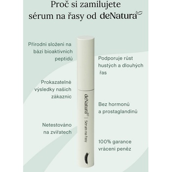 deNatura Růstové sérum na řasy 3 ml