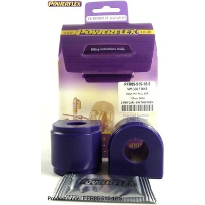 Powerflex Silentbloky VW Jetta / Bora / Vento Mk5 1K (05-) Rear Anti Roll Bar Bush 18,5mm (15)
