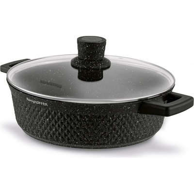PÁNEV Indukce Mramorová HLUBOKÁ Poklice PLYN Konighoffer Escuro 28 cm