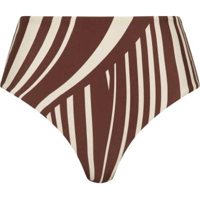 Seafolly Дамско бикини долнище Seafolly Women's Coastline High Waisted Pant Bikini bottom - Cocoa - размер 32 (EU) (150-5722-0311)