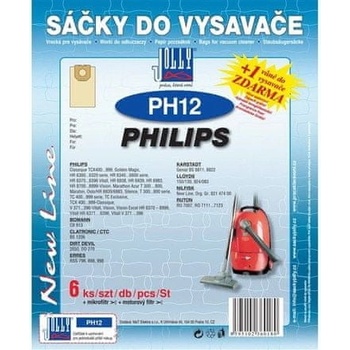 JOLLY Papírové vrecká PH12 6 ks