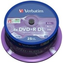 Verbatim DVD+R DL 8,5GB 8x, AZO, spindle, 25ks (43757)