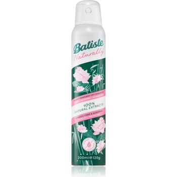 Batiste Naturally Bamboo & Gardenia сух шампоан за абсорбиране на излишния себум а освежаване на косата 200ml