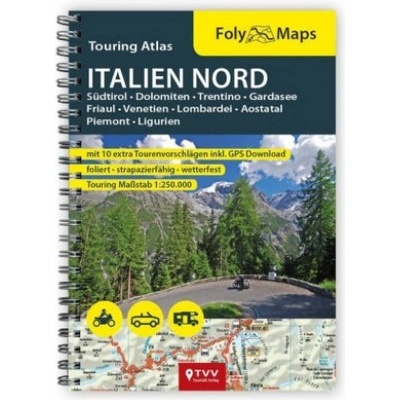 FolyMaps Touringatlas Italien Nord 1:250.000